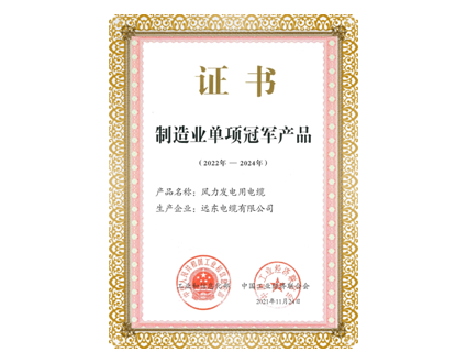 制造業(yè)單項(xiàng)冠軍